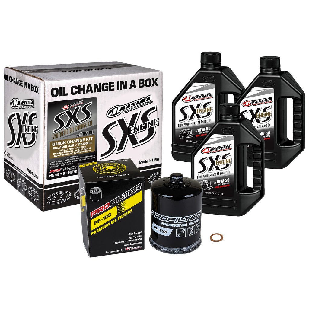 Maxima Quick Change Kit 10W50 Polaris RZR/Ranger - MojoMotoSport.com