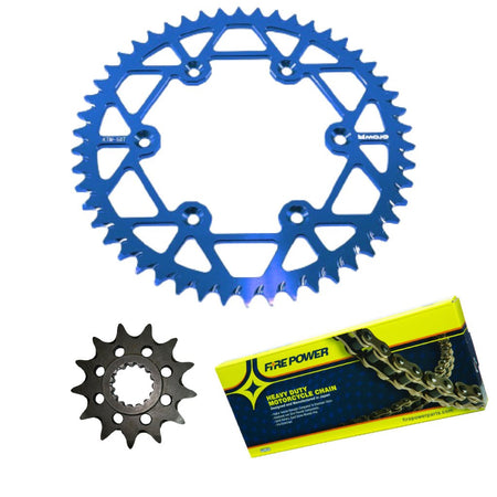 MOJO GasGas Chain and Sprocket Kit Blue | MOJO - GAS - CSK - BLU - MojoMotoSport.com