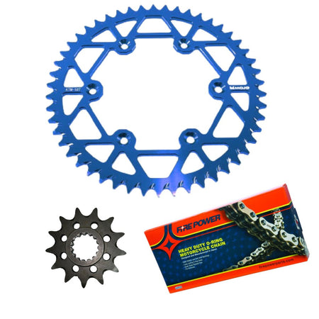MOJO GasGas Chain and Sprocket Kit Blue | MOJO - GAS - CSK - BLU - MojoMotoSport.com