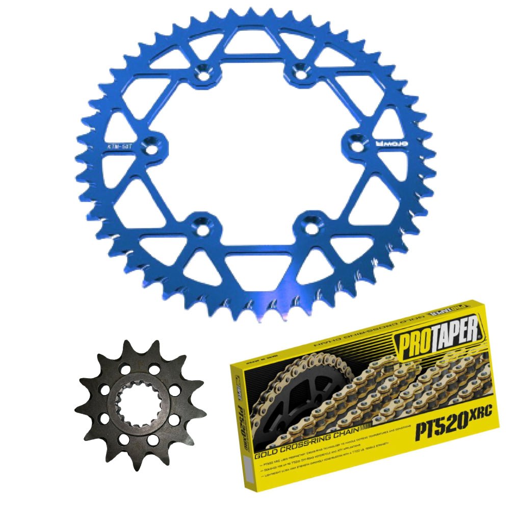 MOJO GasGas Chain and Sprocket Kit Blue | MOJO - GAS - CSK - BLU - MojoMotoSport.com