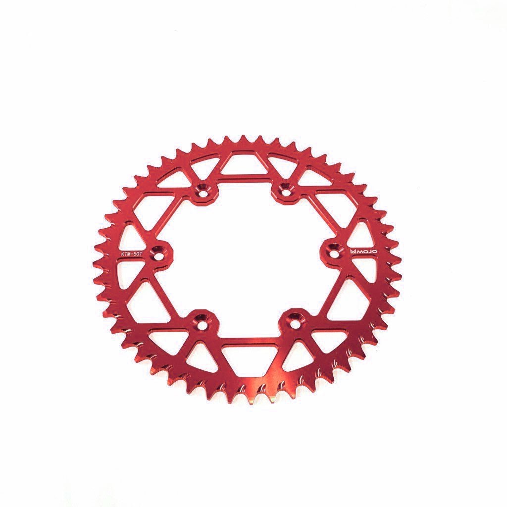 MOJO KTM Aluminum Rear Sprocket Red | MOJO - HUS - RS - RED - MojoMotoSport.com