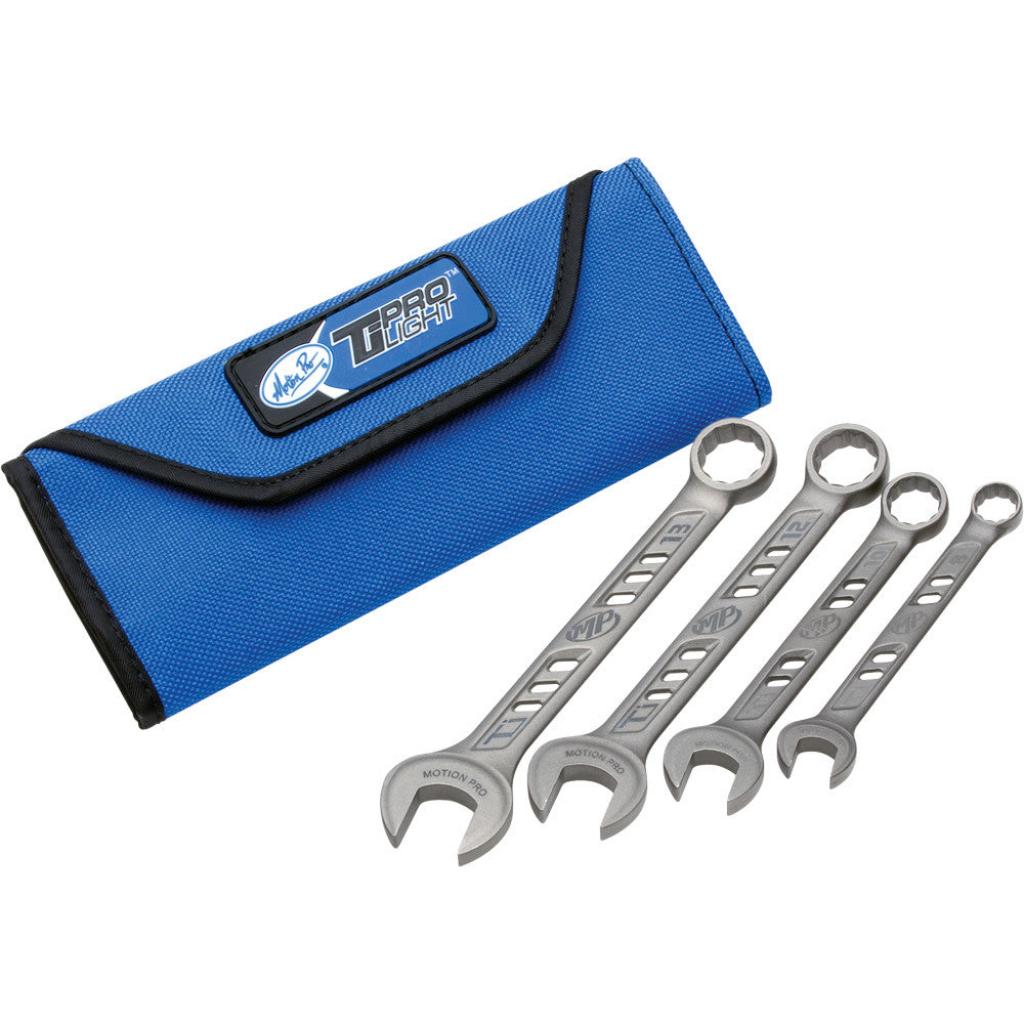 Motion Pro TiProlight Titanium Combination 4 Piece Wrench Set | 08 - 0478 - MojoMotoSport.com