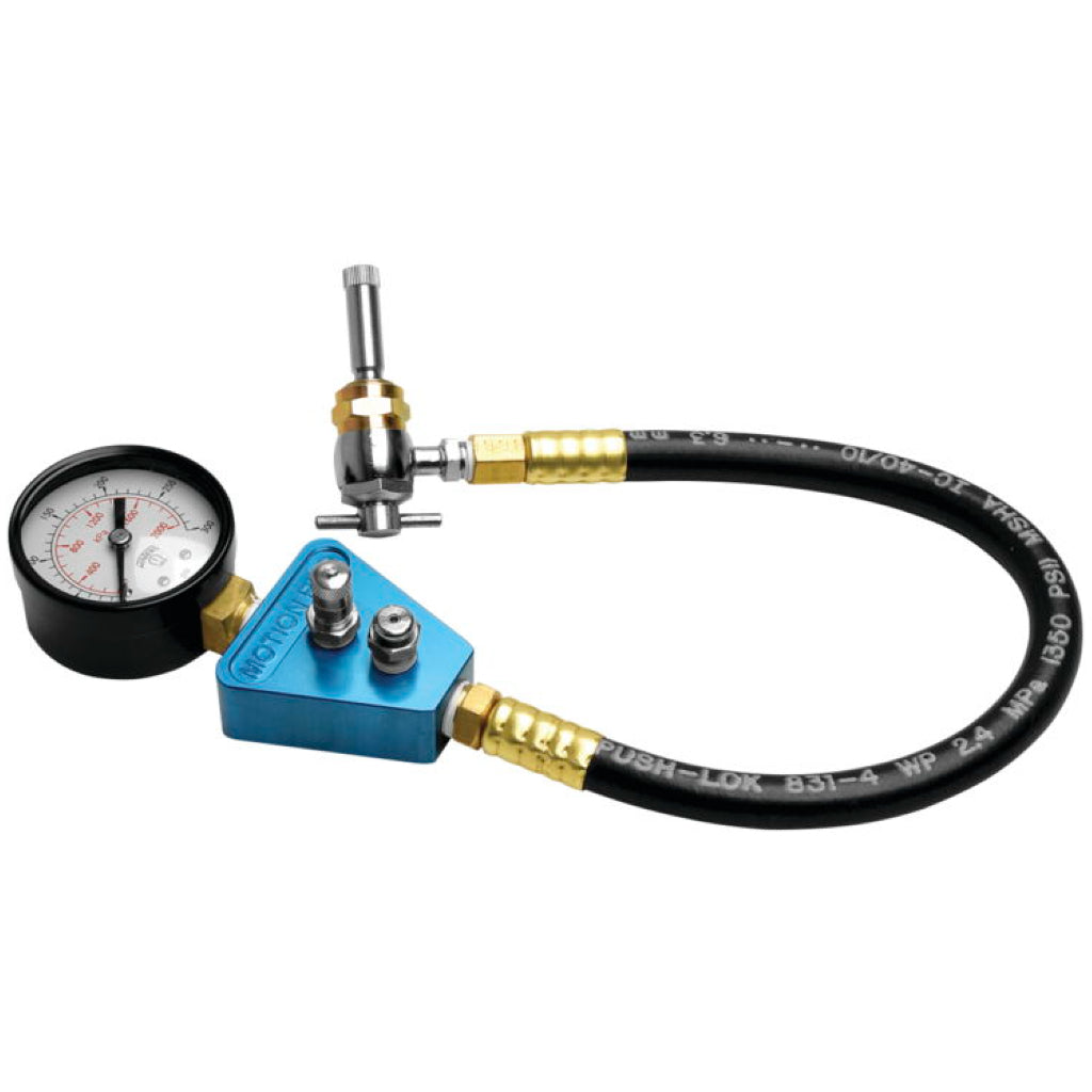 Motion Pro stikstofschokmeter en filter