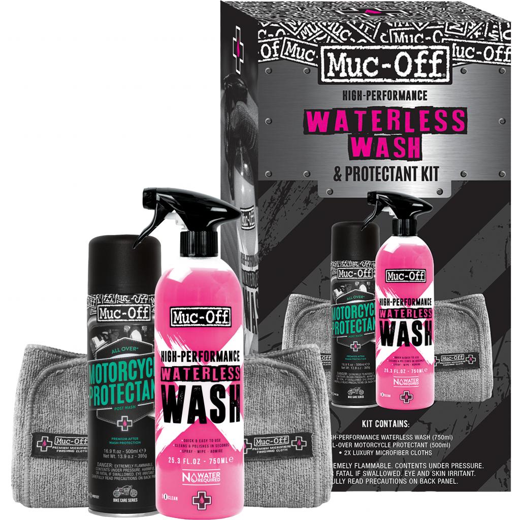 Muc - Off Motorcycle Waterless Wash & Protect Kit | 20029US - MojoMotoSport.com