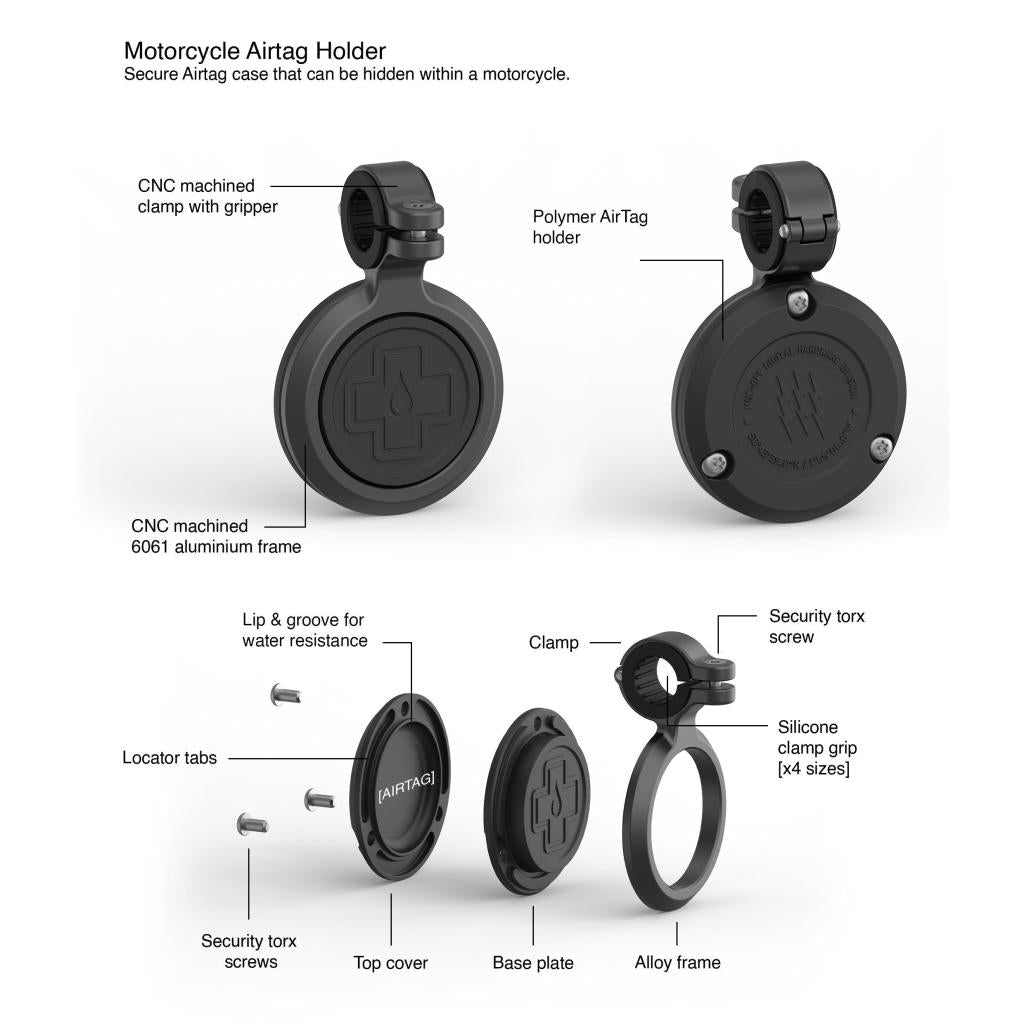 Muc - Off Secure Airtag Holder - MojoMotoSport.com