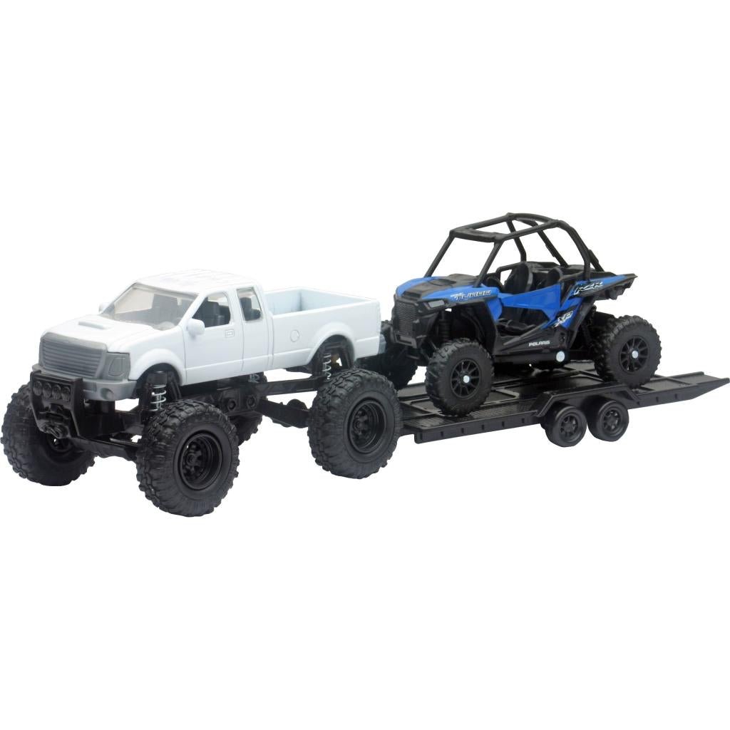 New - Ray Mini 4x4 Truck w/ Polaris Sportsman Replica | 50086 - MojoMotoSport.com