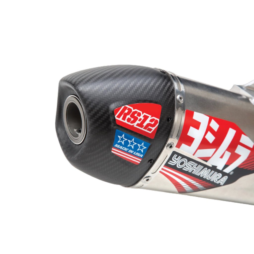 NEW! Yoshimura RS - 12 Stainless Full Exhaust 2023 Yamaha YZ450F | 234840S320 - MojoMotoSport.com