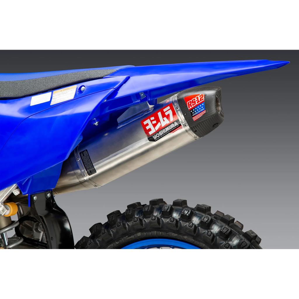 NEW! Yoshimura RS - 12 Stainless Full Exhaust 2023 Yamaha YZ450F | 234840S320 - MojoMotoSport.com