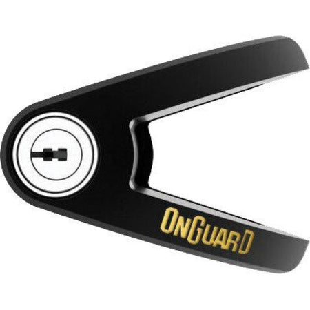 OnGuard Boxer Disk Lock Black With Reminder And Pouch | 8051 - MojoMotoSport.com