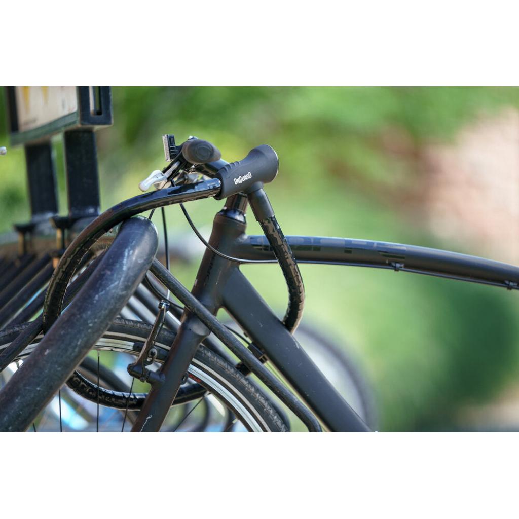 OnGuard Rottweiler Armored Cable Lock Black/Yellow 7 Ft | 8023L - MojoMotoSport.com