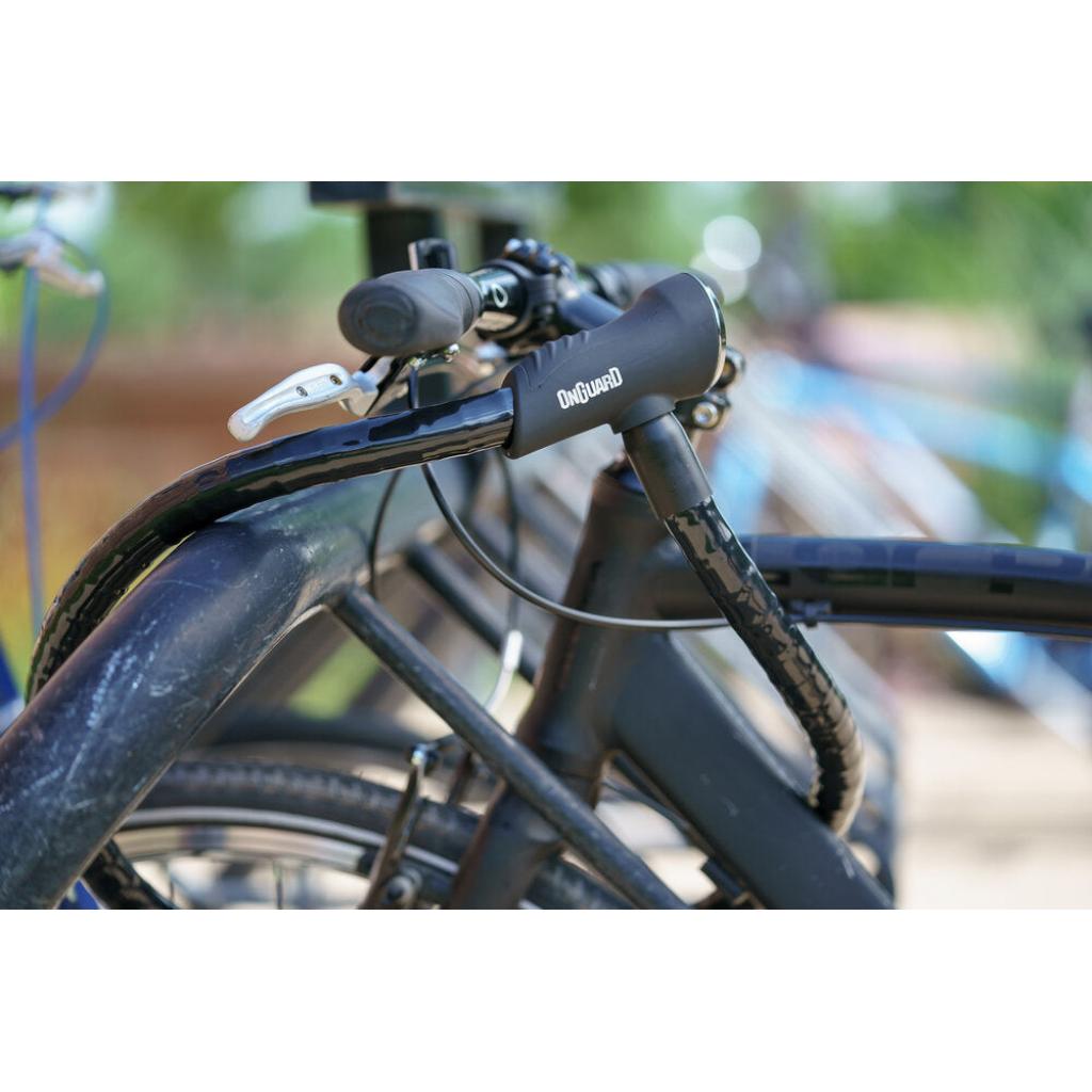 OnGuard Rottweiler Armored Cable Lock Black/Yellow 7 Ft | 8023L - MojoMotoSport.com