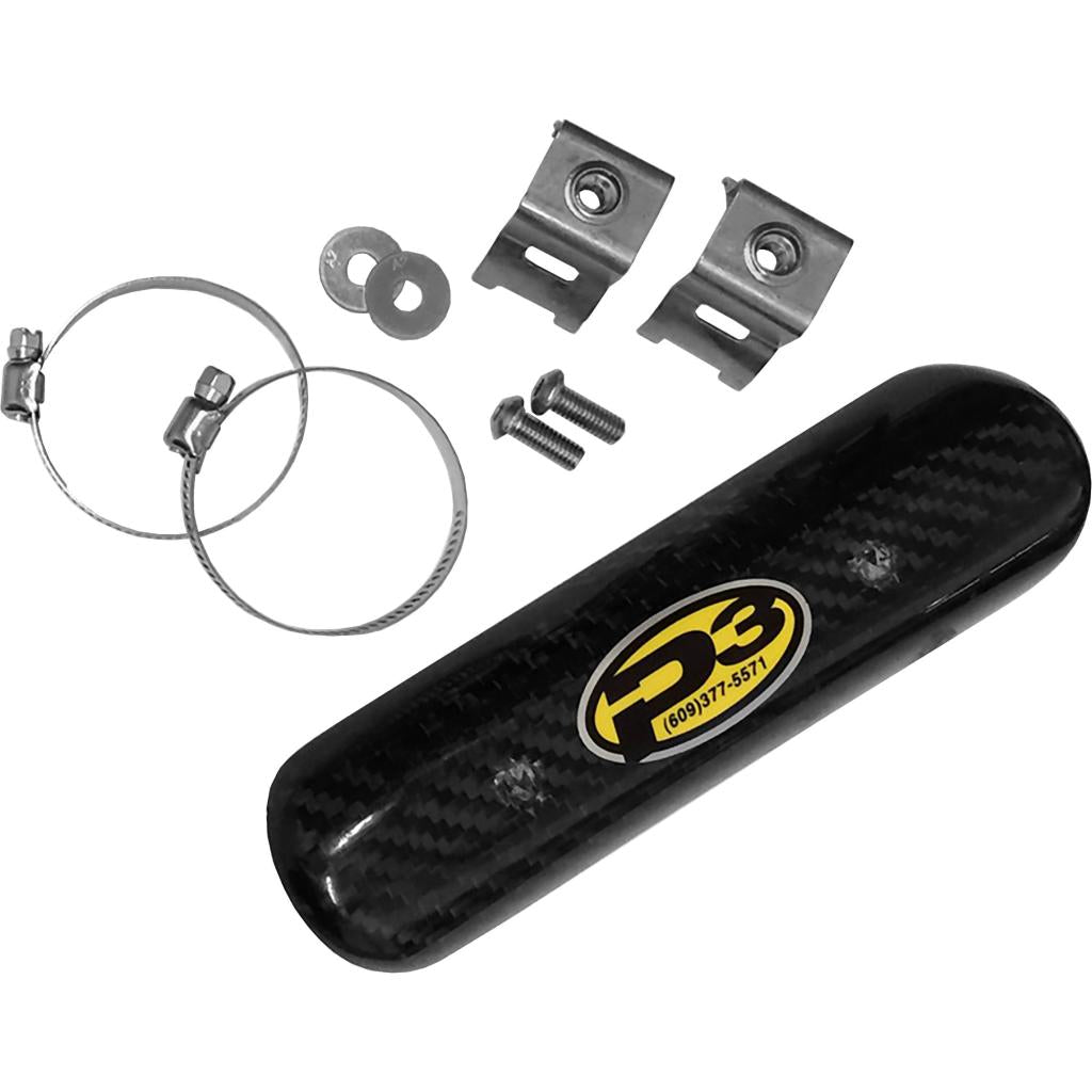 P3 Carbon Fiber Header Heat Shield | 200005 - MojoMotoSport.com