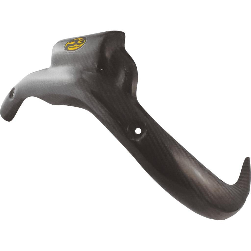 P3 Carbon Fiber Header Heat Shield | 201054 - MojoMotoSport.com