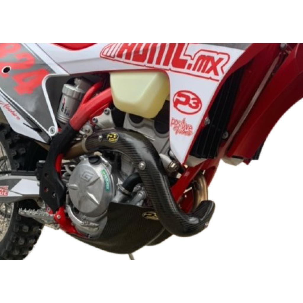 P3 Carbon Fiber Header Heat Shield | 204003 - MojoMotoSport.com