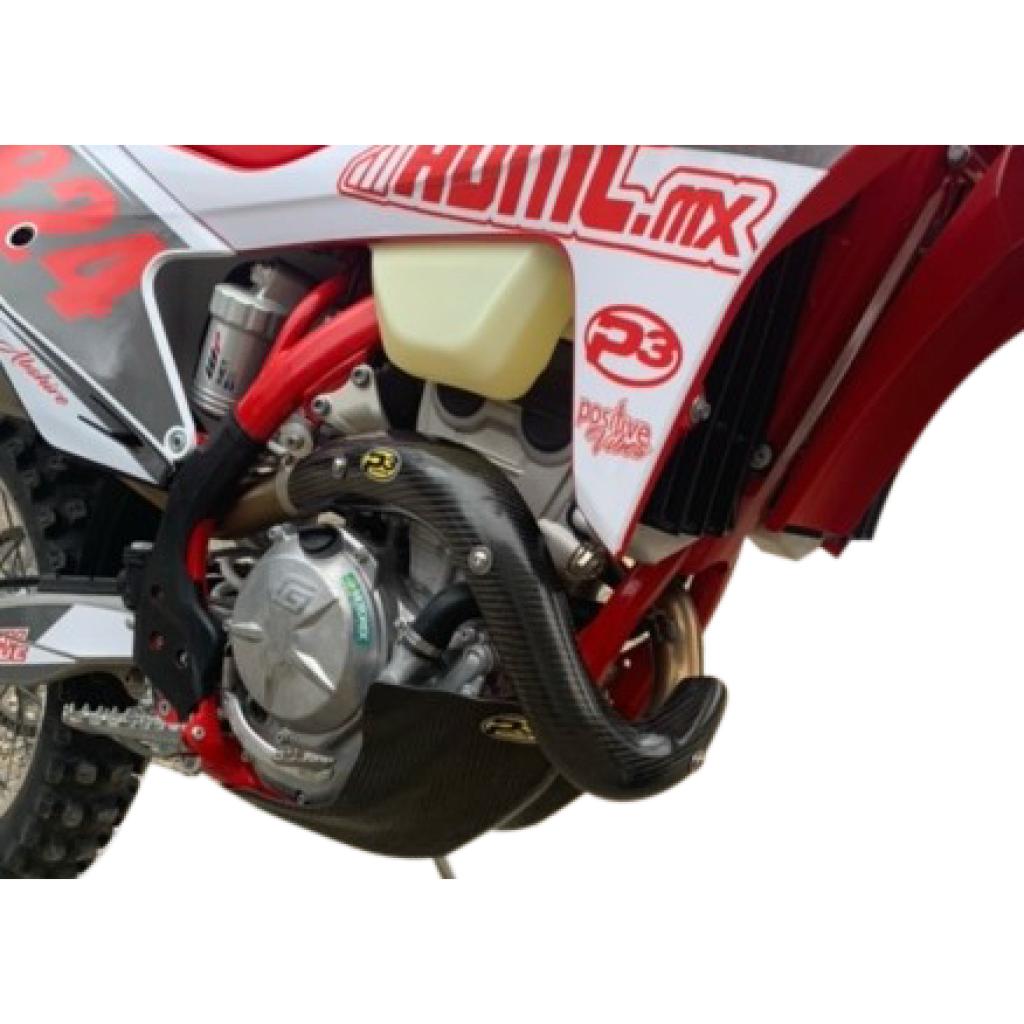 P3 Carbon Fiber Header Heat Shield For Fitment | 204001 - MojoMotoSport.com