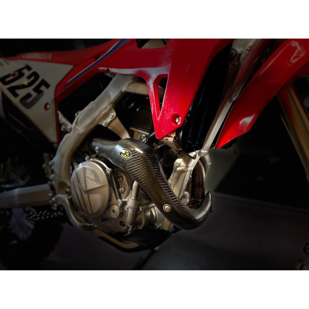 P3 Carbon Fiber Header Heat Shield for Honda | 205078 - MojoMotoSport.com
