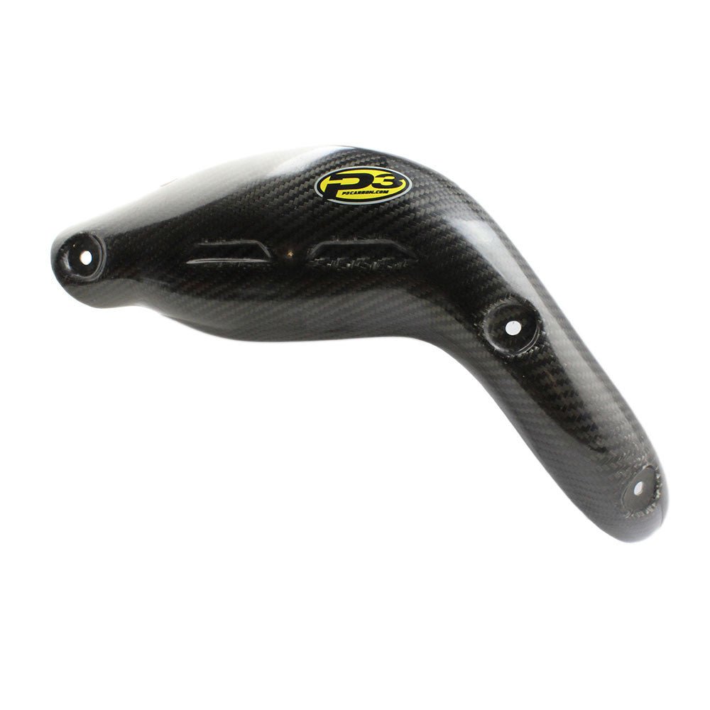 P3 Carbon Fiber Header Heat Shield For HUS | 201054 - 19 - 1 - MojoMotoSport.com