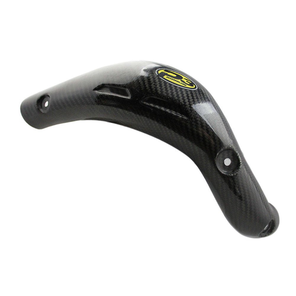 P3 Carbon Fiber Header Heat Shield For HUS | 201095 - 19 - 1 - MojoMotoSport.com