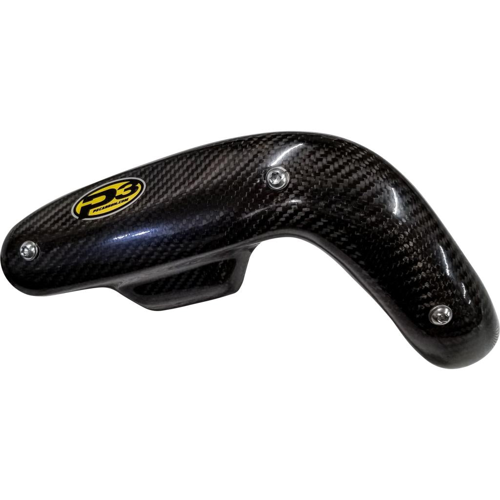 P3 Carbon Fiber Header Heat Shield For Kawasaki | 206074 - MojoMotoSport.com