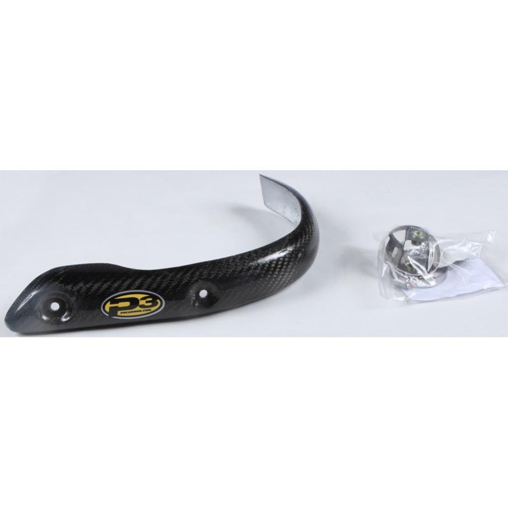 P3 Carbon Fiber Header Heat Shield Honda 250x (04 - 17) | 205056 - MojoMotoSport.com