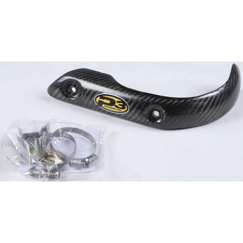 P3 Carbon Fiber Header Heat Shield Honda CRF250R (14 - 17) | 205058 - MojoMotoSport.com