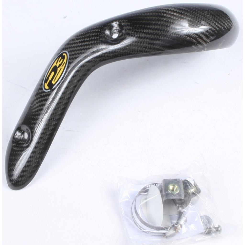 P3 Carbon Fiber Header Heat Shield Honda CRF450X (05 - 18) | 205071 - MojoMotoSport.com