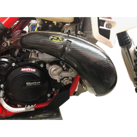 P3 Carbon Fiber Pipe Guard For Beta | 109066 - MojoMotoSport.com