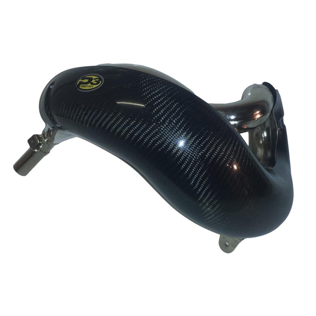 P3 Carbon Fiber Pipe Guard For Beta (19 - 24) | 109063 - MojoMotoSport.com