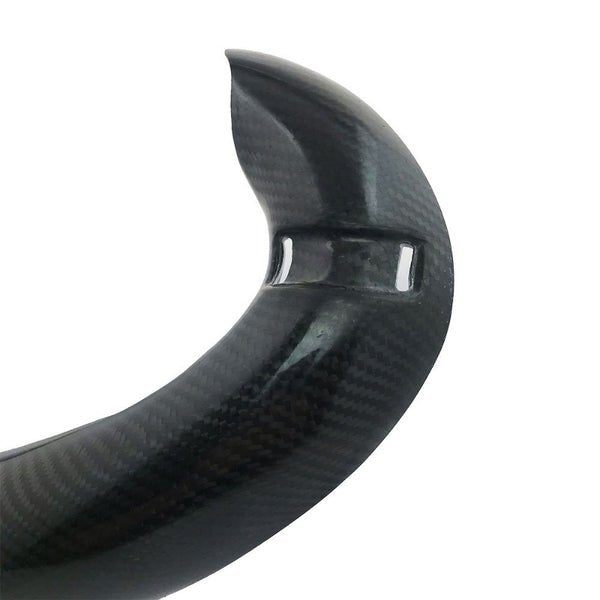P3 Carbon Fiber Pipe Guard for STOCK Pipes 2019 - 23 KTM/Husqvarna/GasGas 250/300 | 101067 - MojoMotoSport.com