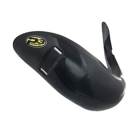 P3 Carbon Fiber Pipe Guard for STOCK Pipes 2019 - 23 KTM/Husqvarna/GasGas 250/300 | 101067 - MojoMotoSport.com