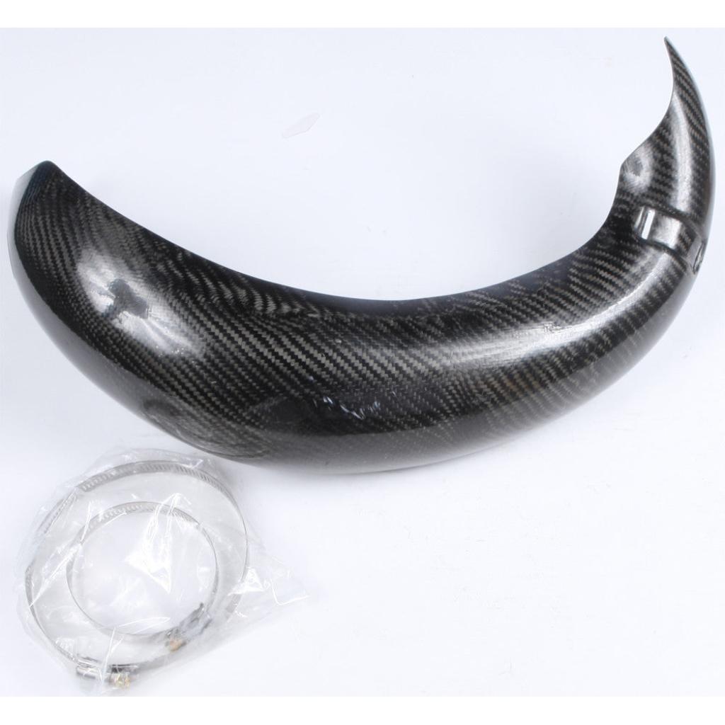 P3 Carbon Fiber Pipe Guard Yamaha YZ250 (02 - 23) | 107061 - MojoMotoSport.com