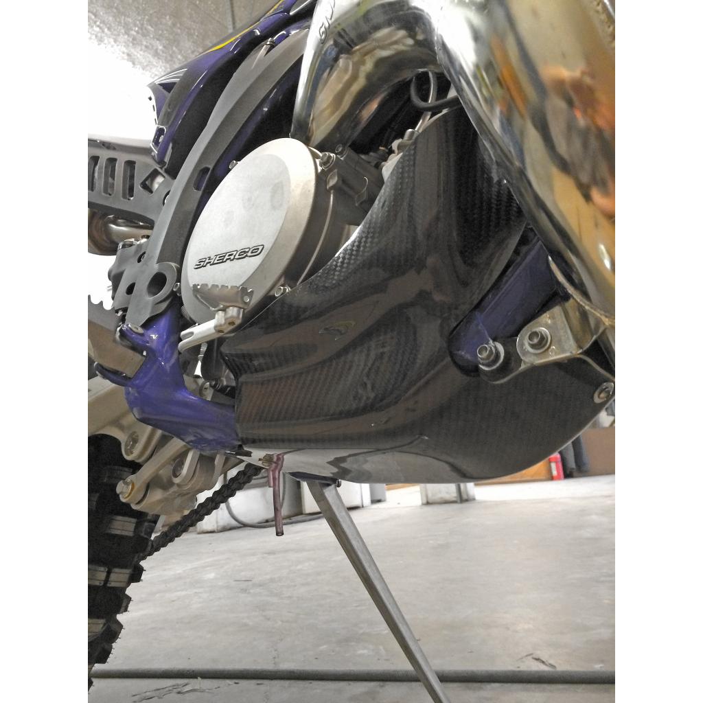 P3 Carbon Fiber Skid Plate For HUS/KTM/GASGAS | 301066 - ORG - MojoMotoSport.com