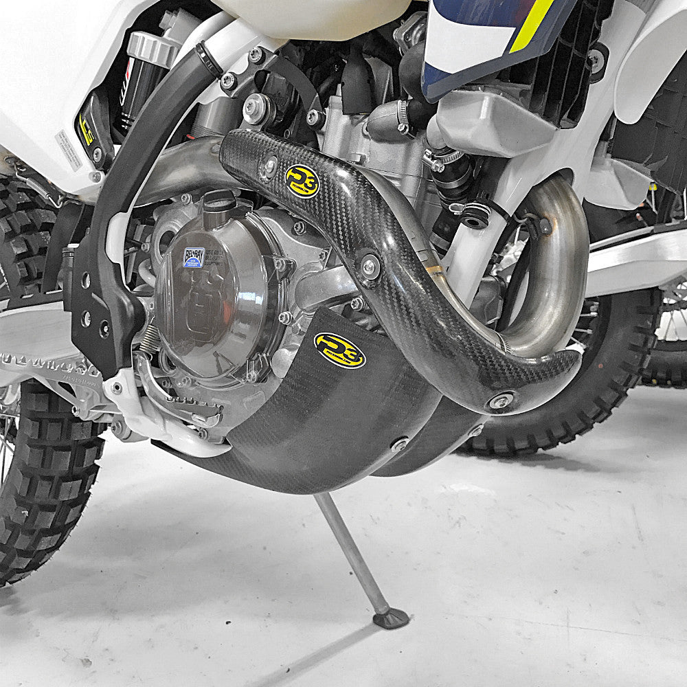 P3 Carbon Fiber Skid Plate For KTM/ HUS | 301079 - MojoMotoSport.com