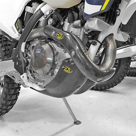 P3 Carbon Fiber Skid Plate For KTM/ HUS | 301079 - MojoMotoSport.com