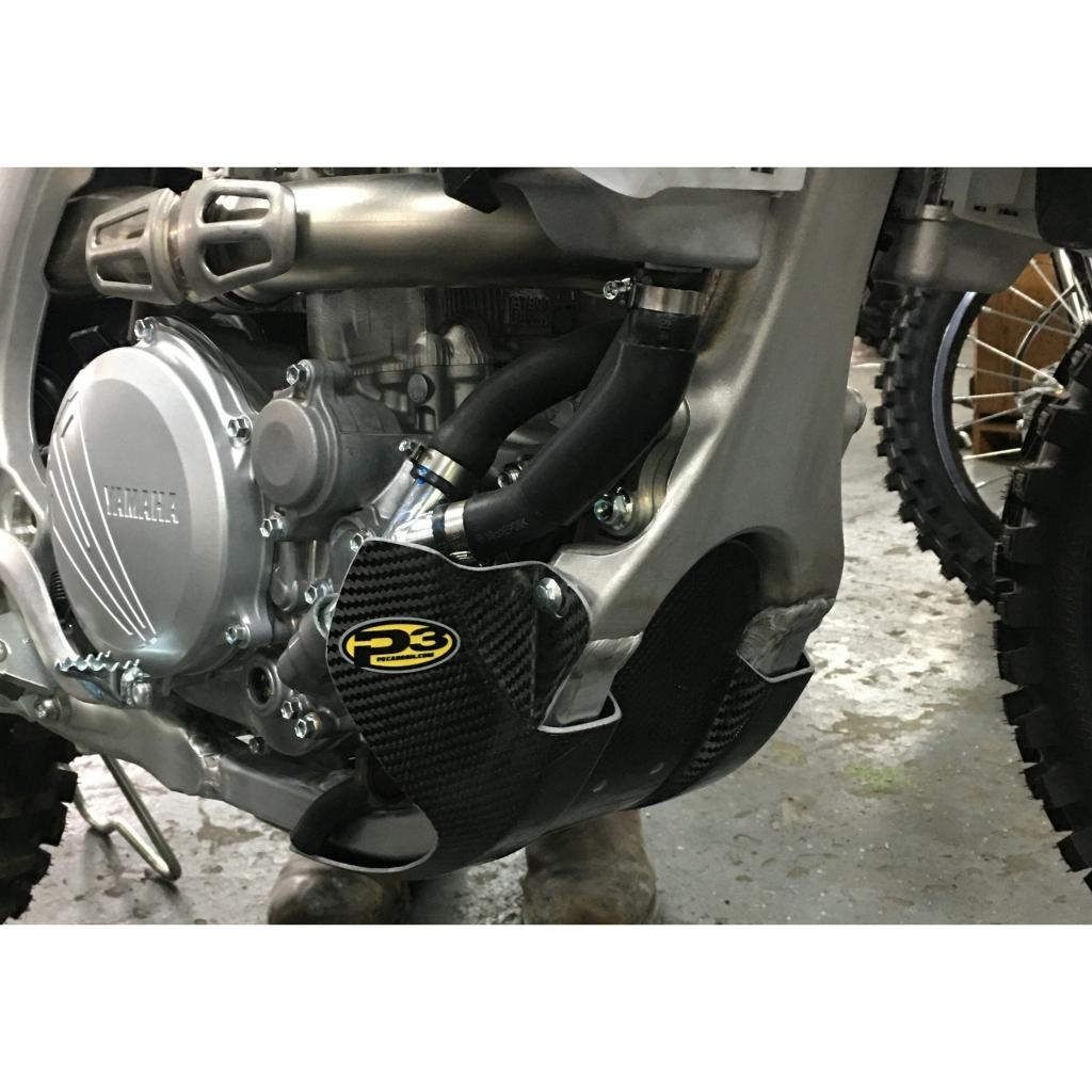 P3 Carbon Fiber Skid Plate For Yamaha | 307074 - MojoMotoSport.com