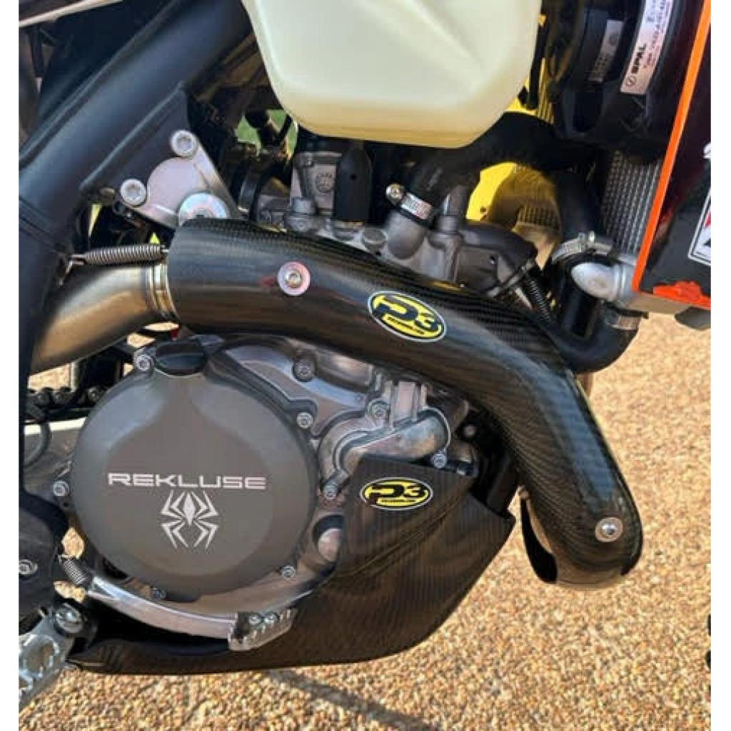 P3 Carbon Heat Shield KTM/HUS/GAS 450/500 2024+ | 201171 - MojoMotoSport.com