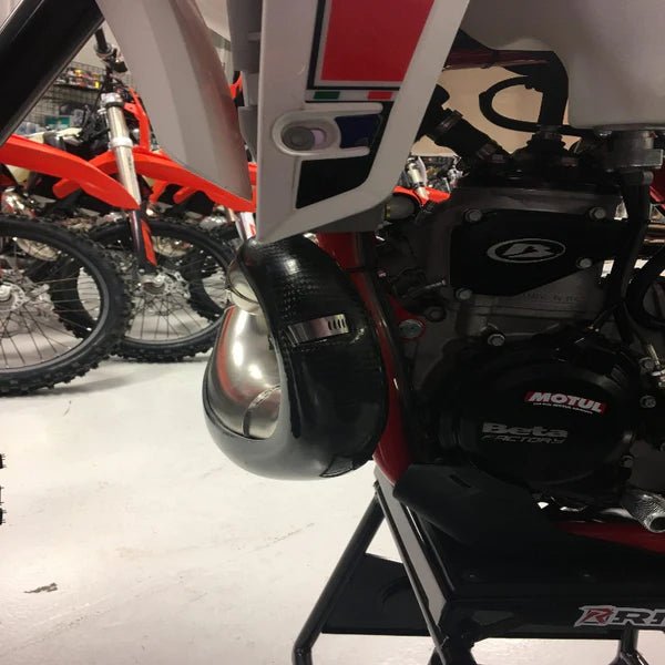 P3 Max Coverage Carbon Fiber Pipe Guard Beta 250/300 RR (19 - 23) | 109065 - MojoMotoSport.com