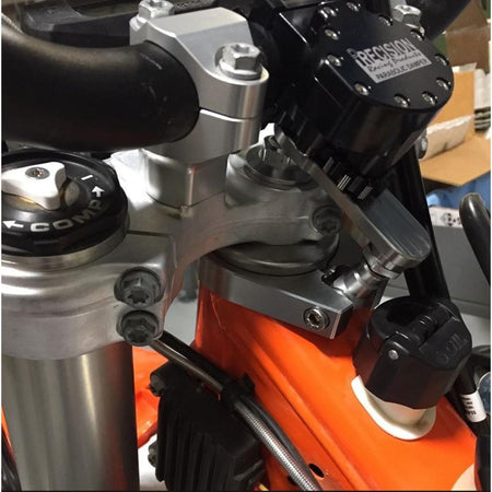 Precision 1 - 1/8 bar complete KTM/HUS/GAS solid mount (cast) triple clamps - MojoMotoSport.com