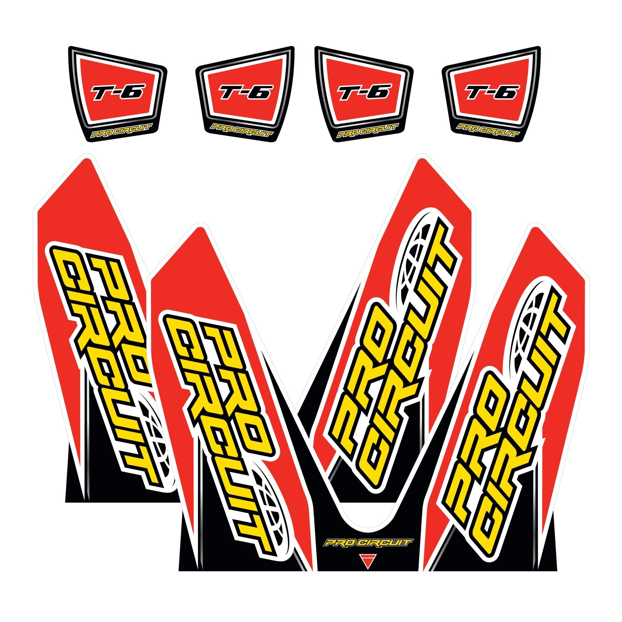 Pro Circuit Muffler Sticker Kit | DC14T6 - CRF - MojoMotoSport.com