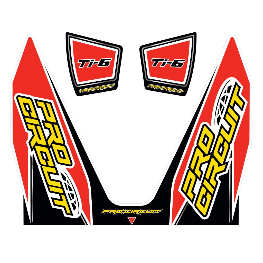 Pro Circuit Muffler Sticker Kit | DC14TI6 - MojoMotoSport.com