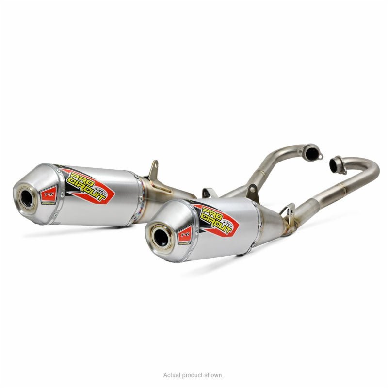 Pro Circuit T - 6 Dual Exhaust System 2018 - 19 Honda CRF250R | 0111825G2 - MojoMotoSport.com