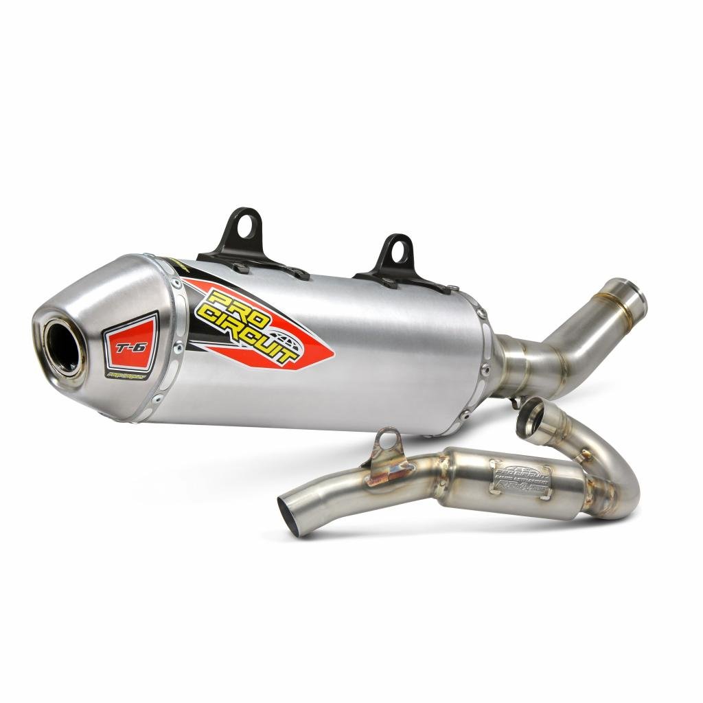 Pro Circuit T - 6 Exhaust System 2017 - 18 Husqvarna 450 FC/FX | 0161745G - MojoMotoSport.com