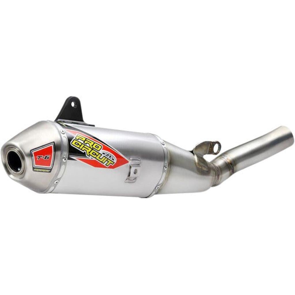 Pro Circuit T - 6 Stainless Muffler 2020 - 22 Yamaha YZ450F | 0132145A - MojoMotoSport.com