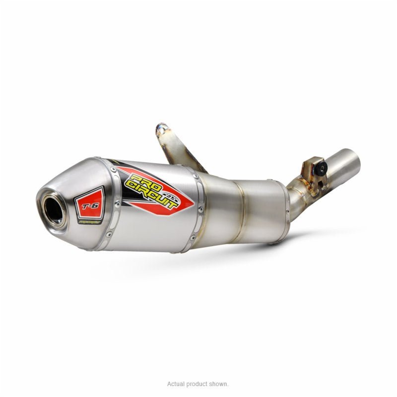 Pro Circuit T - 6 Stainless Muffler 2021 - 22 Honda CRF450R | 0112145A - MojoMotoSport.com