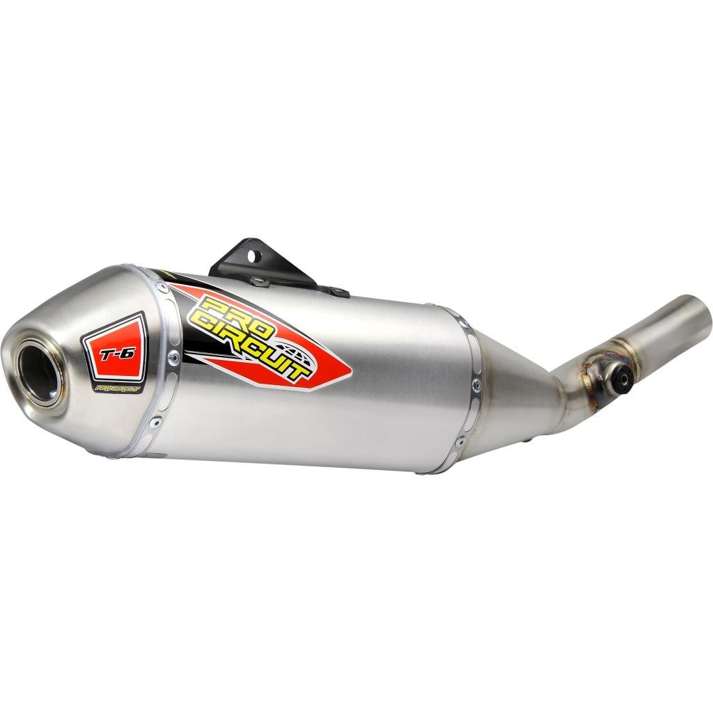 Pro Circuit T - 6 Stainless Muffler 2021 - UP Kawasaki KX250 | 0122125A - MojoMotoSport.com