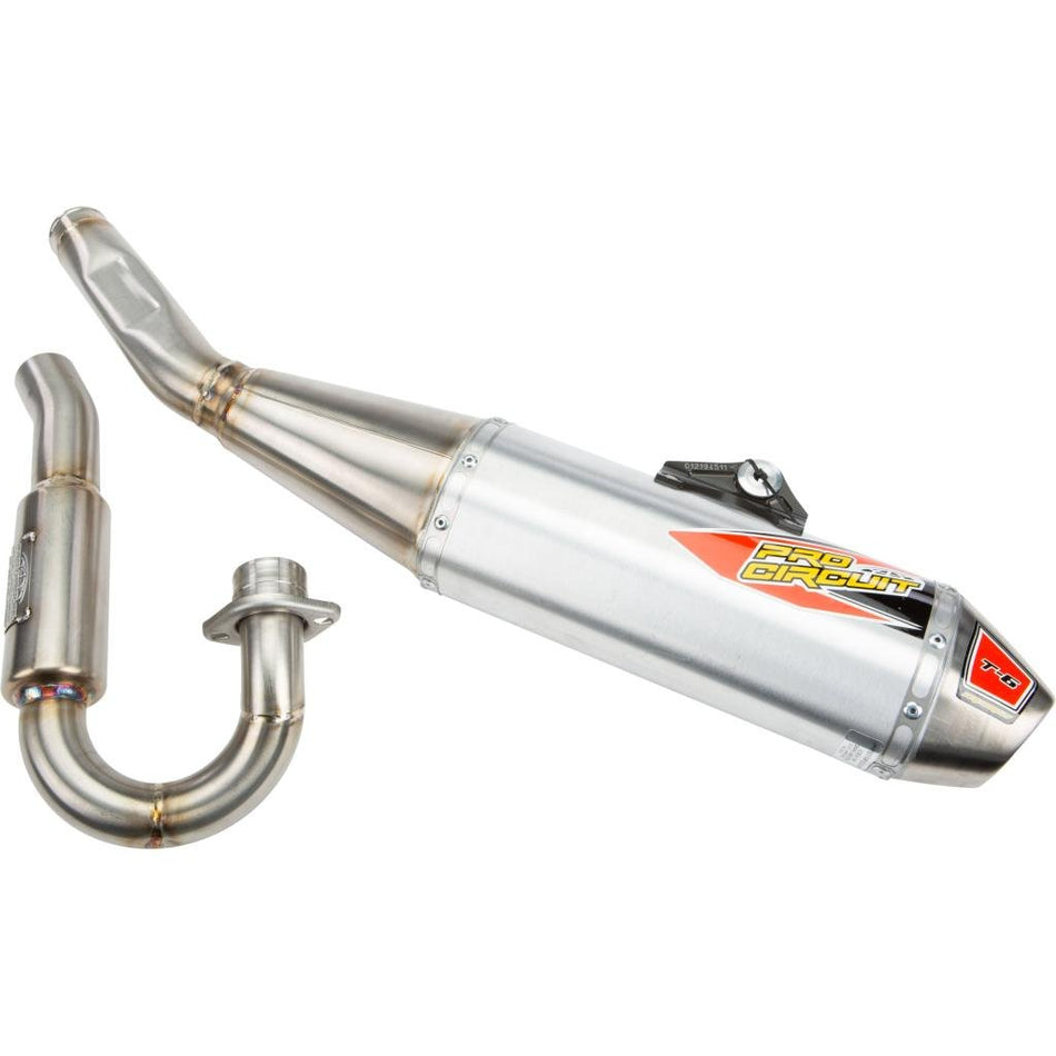Pro Circuit T - 6 Stainless System With S/A Kawasaki KX450 2024 | 0122445G - MojoMotoSport.com