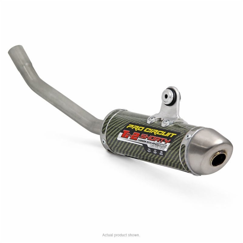 Pro Circuit TI - 2 Shorty Kevlar Silencer 2011 - 15 KTM 125/150 SX | 1151412K - MojoMotoSport.com