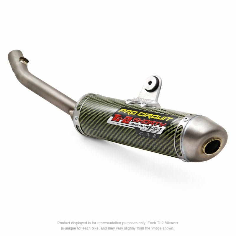 Pro Circuit TI - 2 Shorty Kevlar Silencer 2019 - 23 KTM/HUS/GAS 125/150 | 1151912K - MojoMotoSport.com