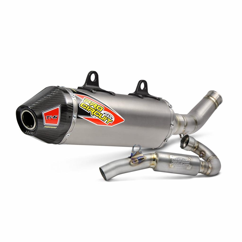 Pro Circuit Ti - 6 Exhaust System 2017 - 18 Husqvarna FC/FX450 | 0361745F - MojoMotoSport.com