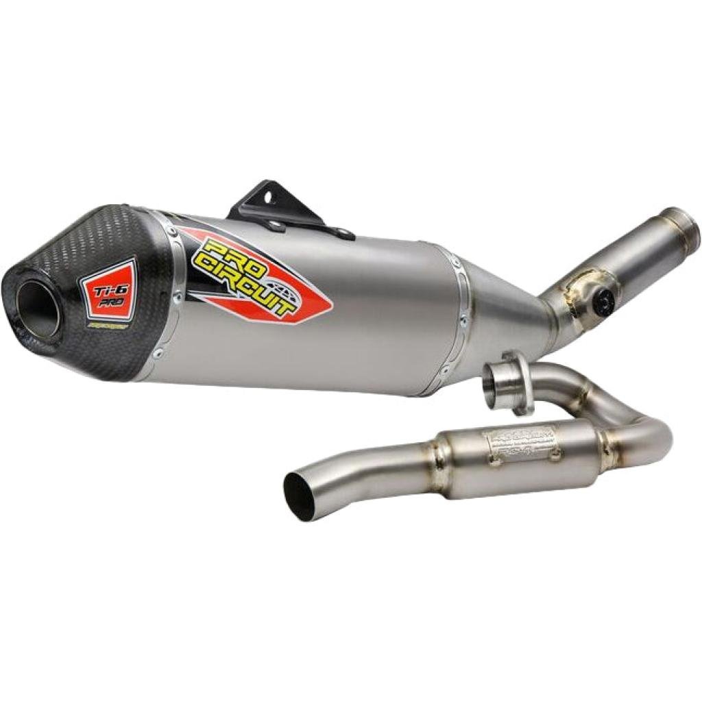 Pro Circuit Ti - 6 Pro Ti System w/Carbon End Cap Kawasaki KX450 2024 | 0322445FP - MojoMotoSport.com
